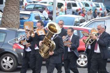 Procesión religiosa por el Valle de Jinámar-Telde (Foto F.J. Santana)